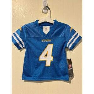 NWT NFL Los Angeles Chargers #4 Gus Edwards Jersey - 2T